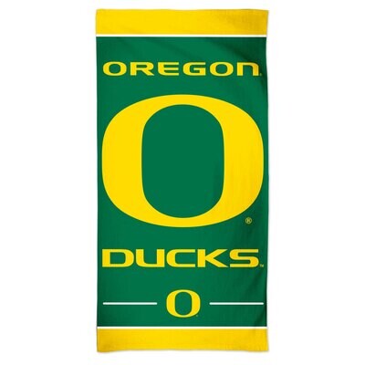 Oregon Ducks NCAA Beach Towel