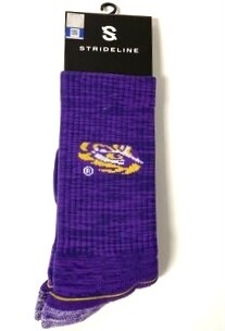 LSU Tigers Men’s Purple Strideline Socks