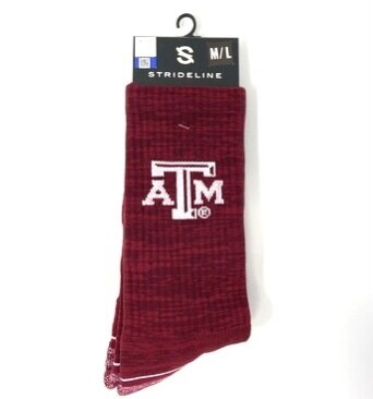 Texas A&M Aggies Men’s Red Strideline Socks