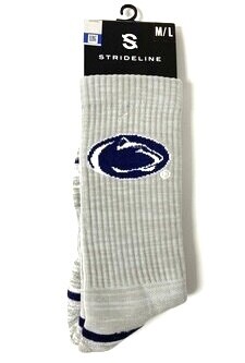 Penn State Nittany Lions Men’s Gray Strideline Socks