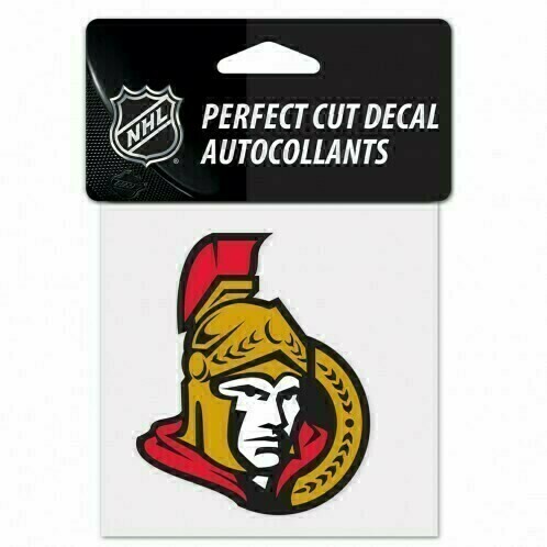 Ottawa Senators 4" x 4" Perfect Cut Color Decal