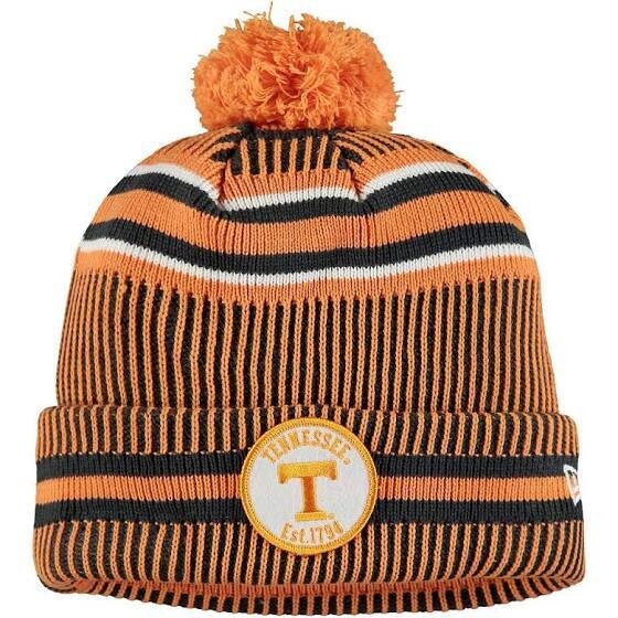 Tennessee Volunteers Men's Sideline New Era Cuffed Pom Knit Hat