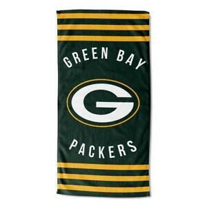 Green Bay Packers Striped Beach Towel