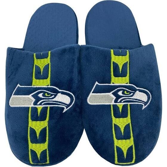 Seattle Seahawks Men's Logo Slippers