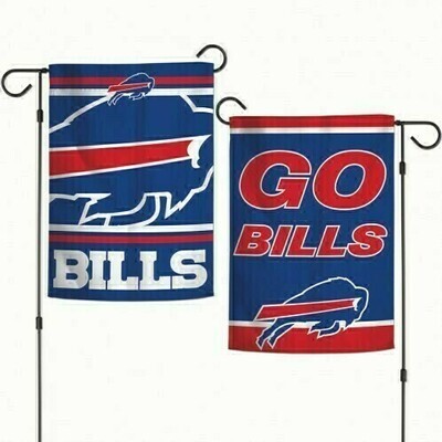 Buffalo Bills Slogan 12.5" x 18" Premium 2-Sided Garden Flag