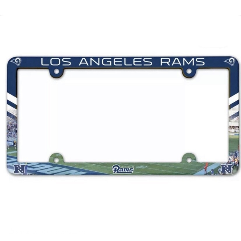 Los Angeles Rams Plastic License Plate Frame