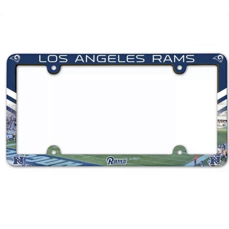 Los Angeles Rams Plastic License Plate Frame Los Angeles Rams Plastic License Plate Frame
