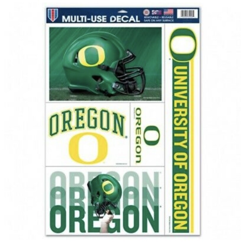 Oregon Ducks 11" x 17" Ultra Decal 5 Piece