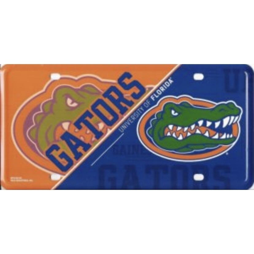 Florida Gators Lightweight Metal License Plate
