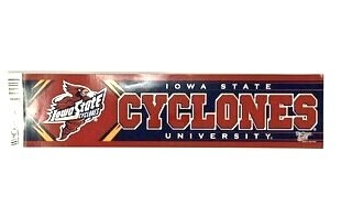 Iowa State Cyclones 3" x 12" Bumper Sticker
