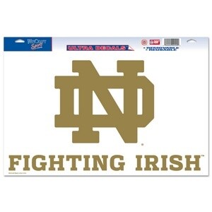 Notre Dame Fighting Irish 11" x 17" Ultra Decal