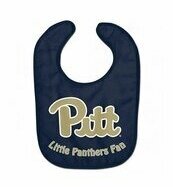 Pitt Panthers Navy Blue All Pro Baby Bib Pitt Panthers Navy Blue All Pro Baby Bib