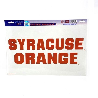 Syracuse Orange 11" x 17" Ultra 1 Piece Decal