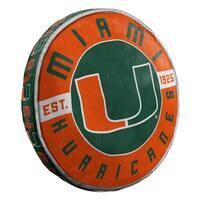 Miami Hurricanes Super Plush Travel Cloud Pillow