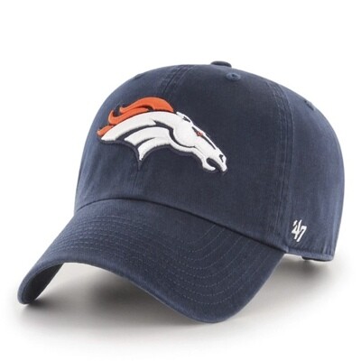 Denver Broncos Navy Men’s 47 Brand Clean Up Adjustable Hat Denver Broncos Navy Men’s 47 Brand Clean Up Adjustable Hat