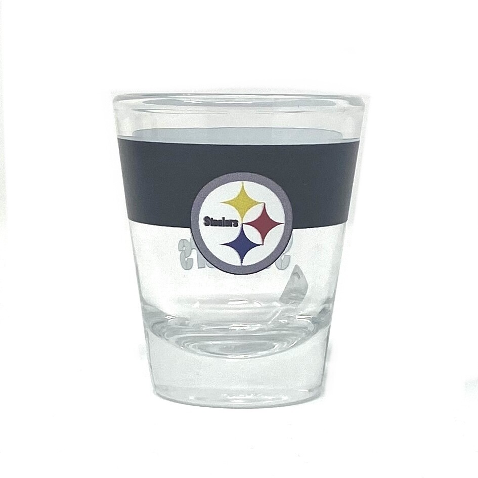 Pittsburgh Steelers Striped 2 Ounce Collector Shot Glass