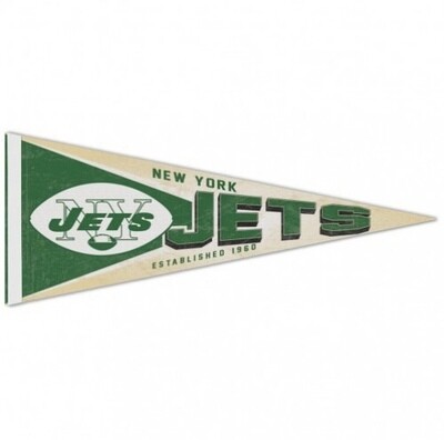 New York Jets Retro 12" x 30" Premium Pennant