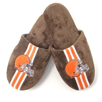 Cleveland Browns Men's Striped Slippers Cleveland Browns Men's Striped Slippers