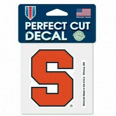 Syracuse Orange 4" x 4" Perfect Cut Color Decal