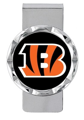 Cincinnati Bengals Logo Metal Money Clip