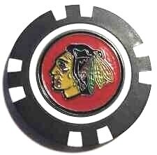 Chicago Blackhawks Golf Ball Marker Poker Chip