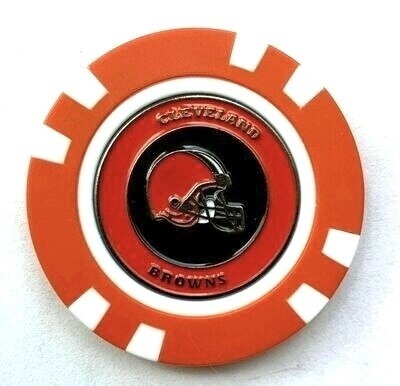 Cleveland Browns Golf Ball Marker Poker Chip