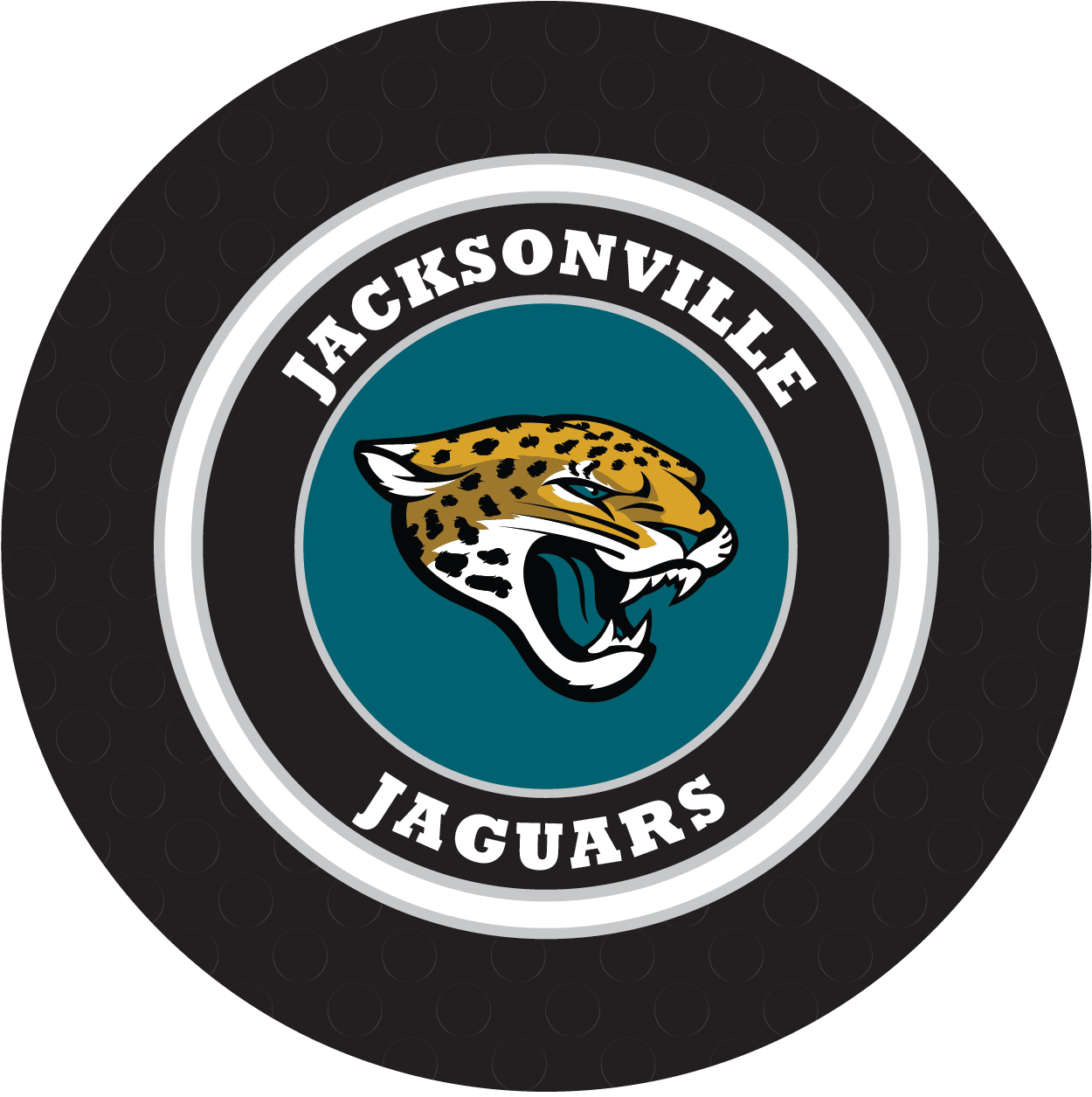 Jacksonville Jaguars Golf Ball Marker Poker Chip