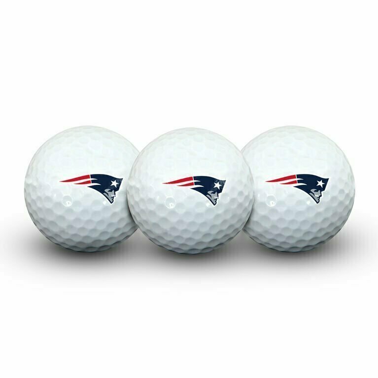 New England Patriots Sleeve of 3 Golf Balls