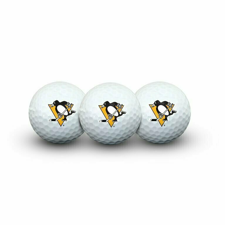 Pittsburgh Penguins Sleeve of 3 Golf Balls
