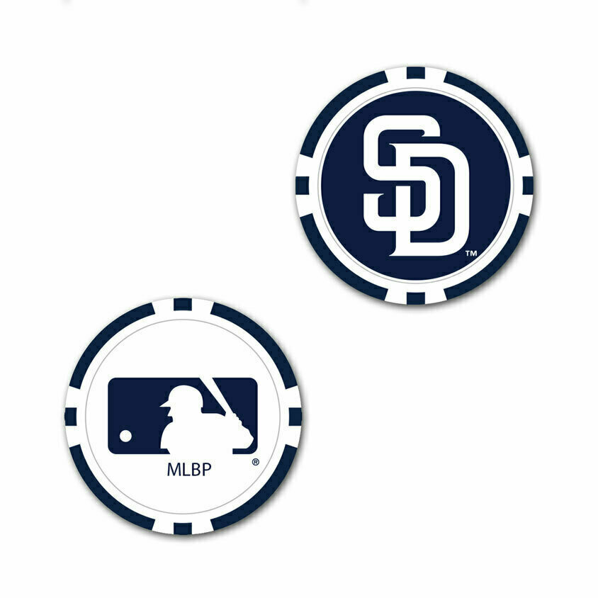 San Diego Padres Golf Ball Marker Poker Chip