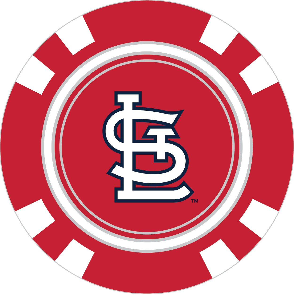 St. Louis Cardinals Golf Ball Marker Poker Chip