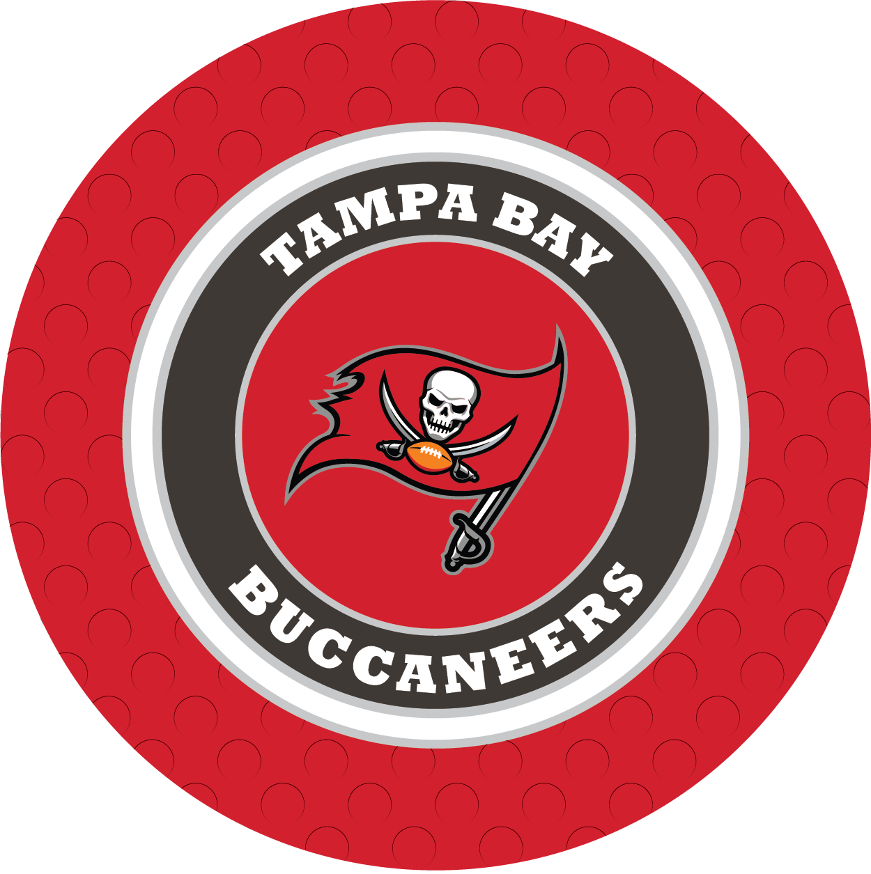 Tampa Bay Buccaneers Golf Ball Marker Poker Chip