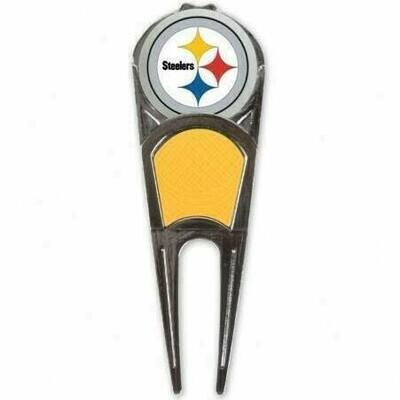 Pittsburgh Steelers Golf Ball Mark Divot Repair Tool