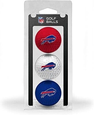 Buffalo Bills Set of 3 Golf Balls