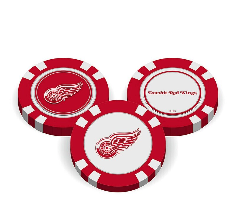 Detroit Red Wings Golf Ball Marker Poker Chip