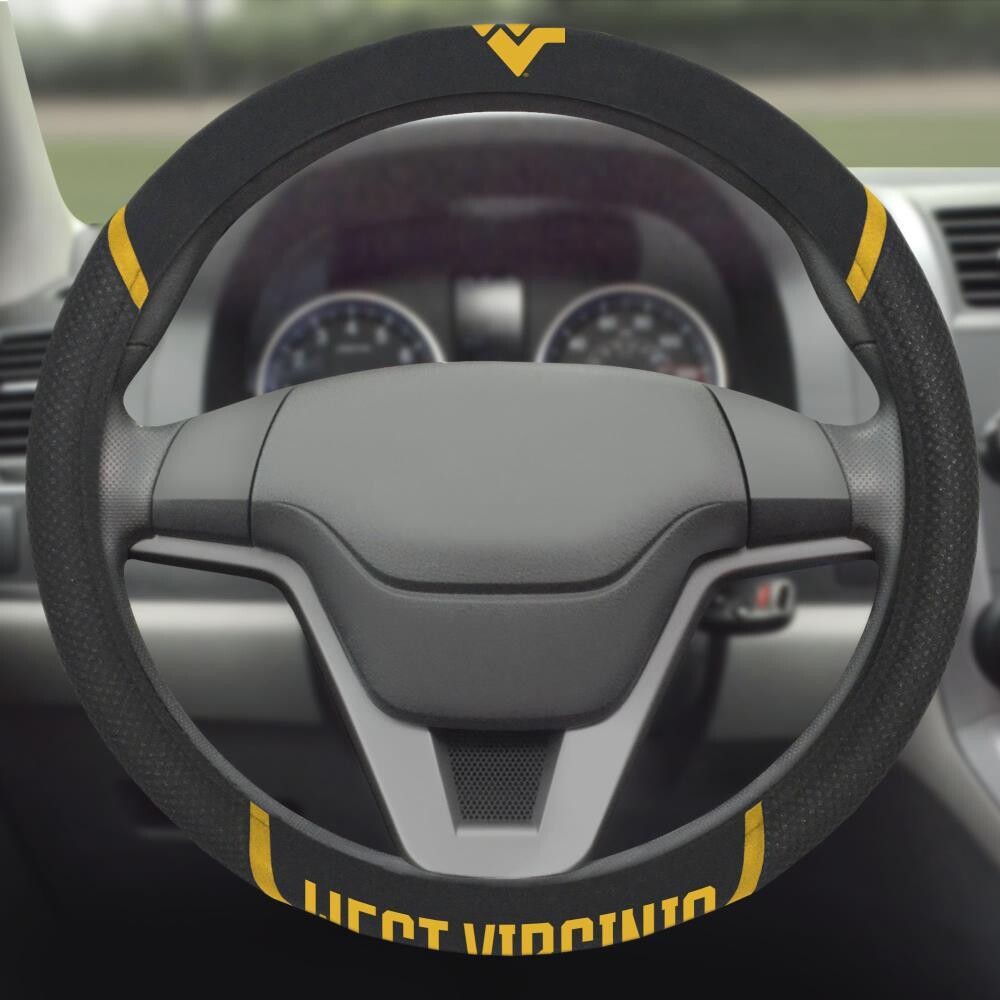 West Virginia Mountaineers Embroidered Car Steering Wheel Cover