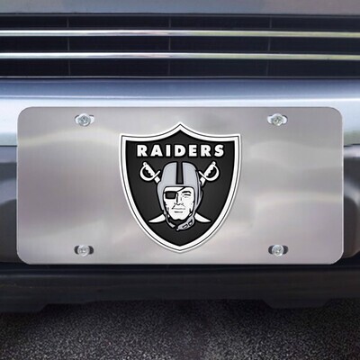 Las Vegas Raiders Sports Licensing Solutions Die Cast License Plate