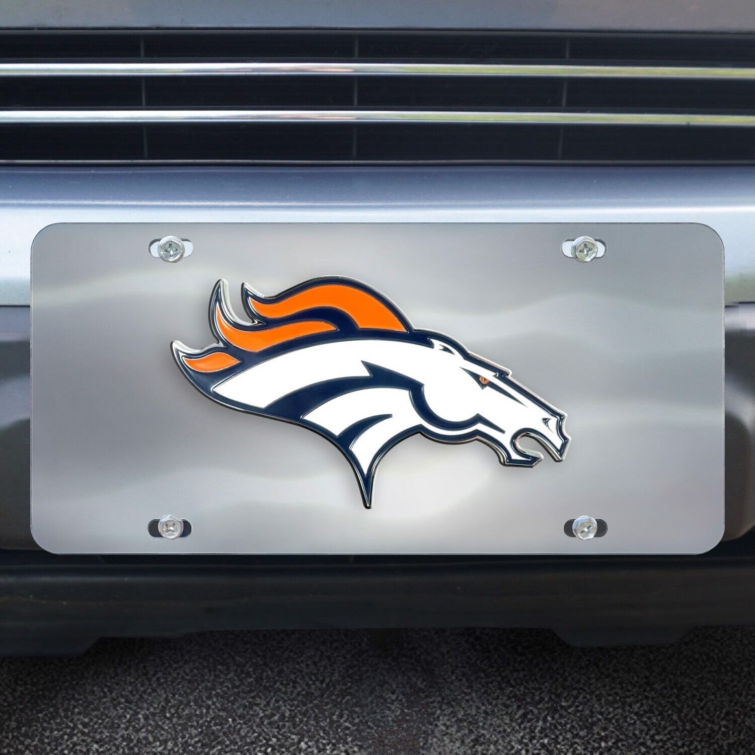 Denver Broncos Licensing Solutions Die Cast License Plate