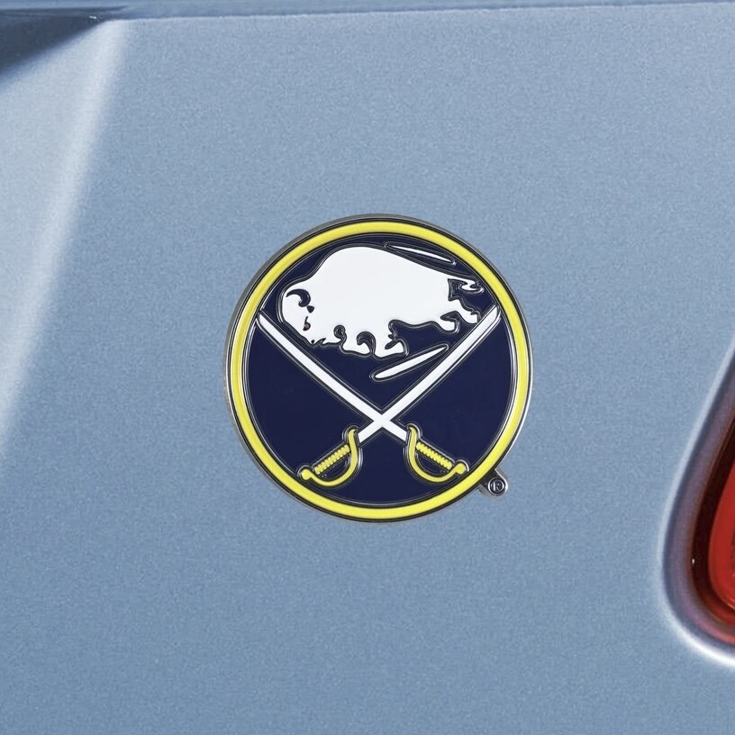 Buffalo Sabres 3-D Metal Auto Emblem