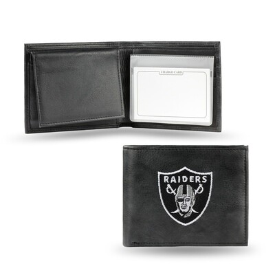 Las Vegas Raiders Genuine Leather Billfold Wallet