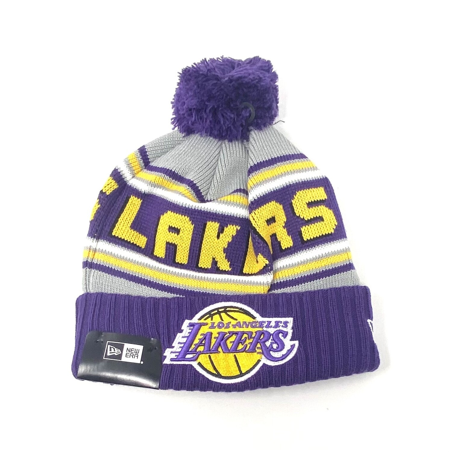 Los Angeles Lakers Beanie Hat by New Era
