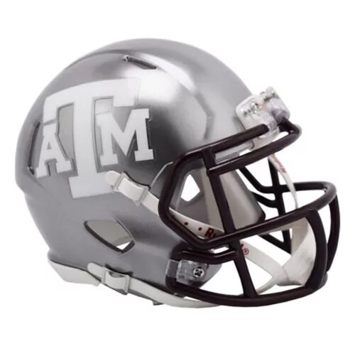 Texas A&M Aggies Riddell Flash Alternate Revolution Speed Mini Football Helmet