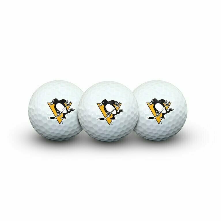 Pittsburgh Penguins Sleeve of 3 Golf Balls Pittsburgh Penguins Sleeve of 3 Golf Balls