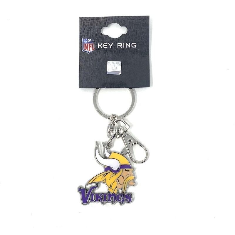 Minnesota Vikings Metal Logo Key Ring