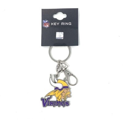 Minnesota Vikings Metal Logo Key Ring