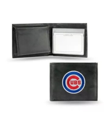 Chicago Cubs Genuine Leather Billfold Wallet