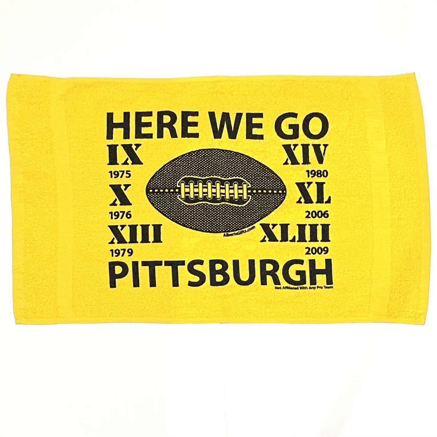 Pittsburgh Steelers Here We Go Super Bowl Towel