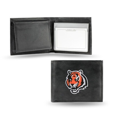 Cincinnati Bengals Genuine Leather Billfold Wallet
