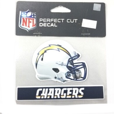 Los Angeles Chargers 4" x 5" Perfect Cut Color Decal