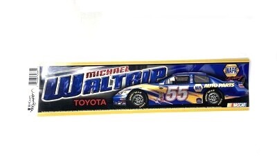 Michael Waltrip 3" x 12" Bumper Sticker